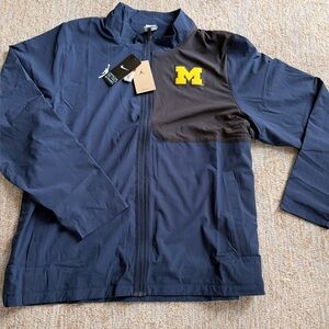 NEW Michigan On-Field Full zip jacket